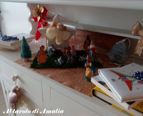 Presepe e angolo lettura