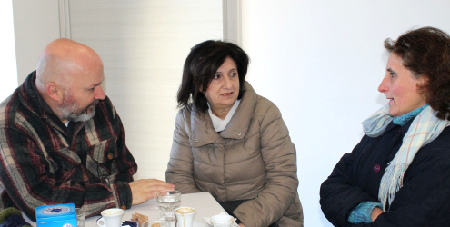 Salvatore al tavolo di Amalia