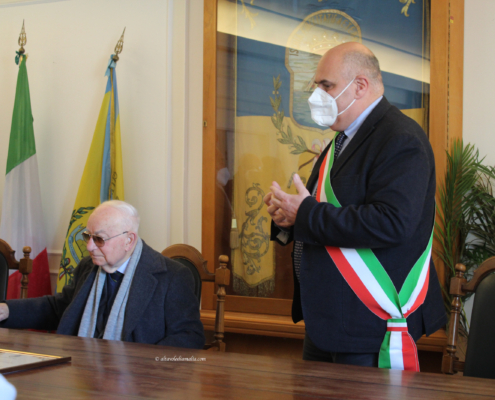 Prof Giovanni Cenatiempo e il Sindaco Ischia