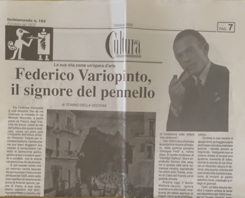 Intervista Federico Variopinto