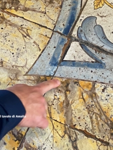 Dettaglio pavimento Visitapoveri